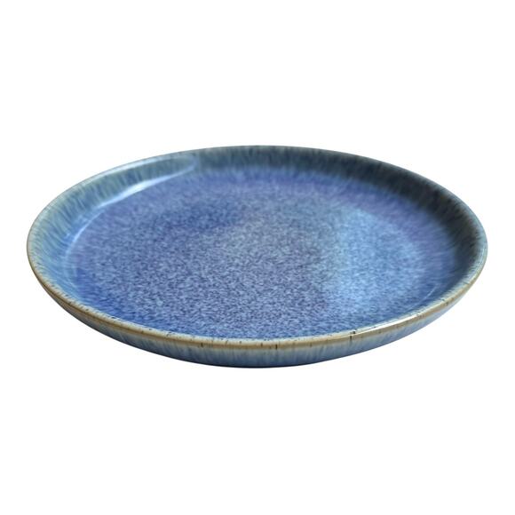 VTG Denby Cobalt Blue SALAD PLATE 8.6" Round Made England Speckle Glazed Pottery - Picture 6 of 7